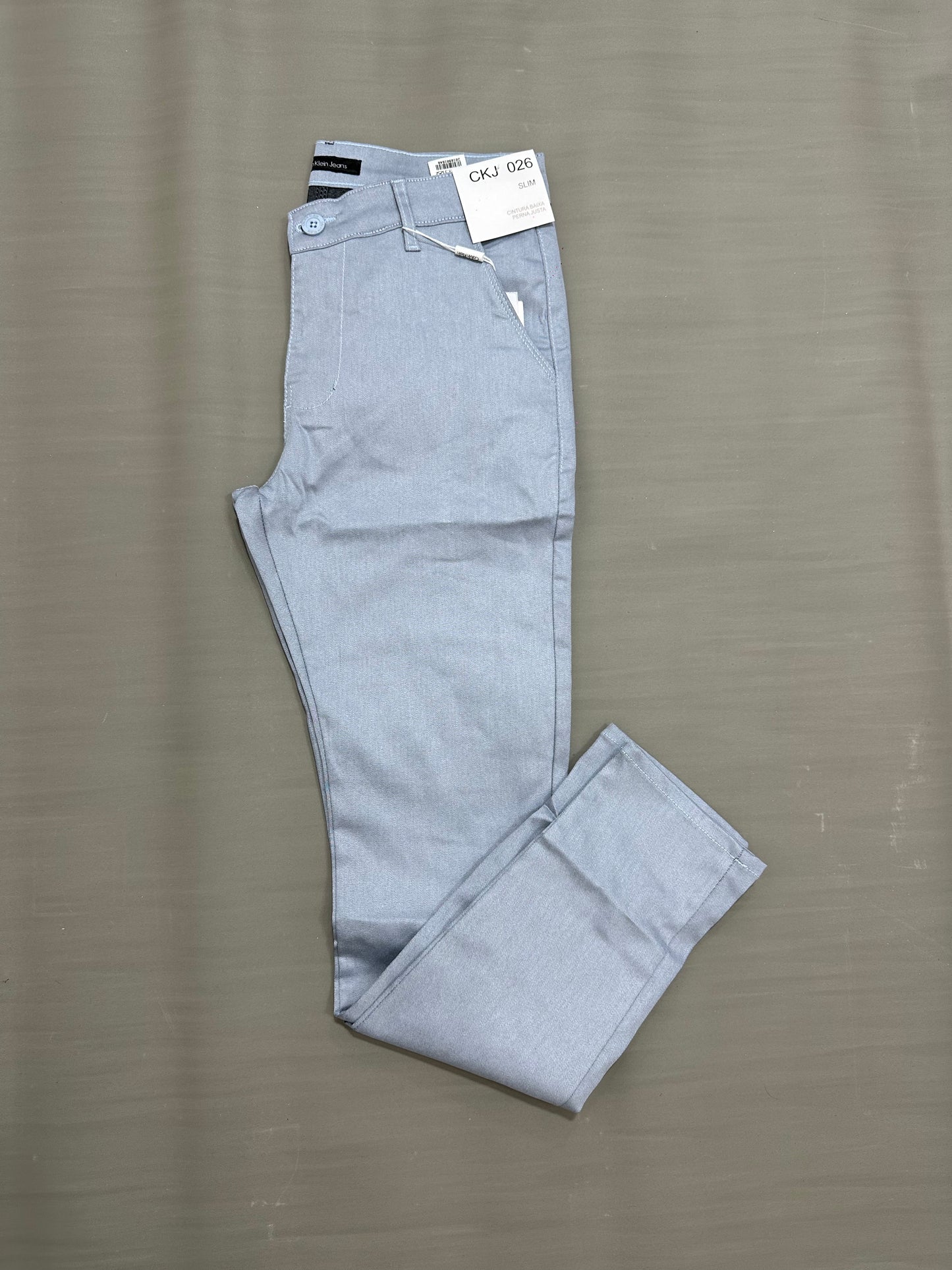 Calça Alfaiataria Calvin Klein Azul Bebê